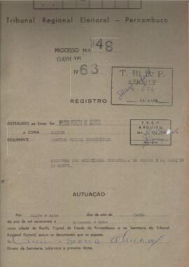 Diretorio - Reg e Cancelamento 148.1963 - Partido Social Democratico.pdf
