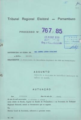 Diretorio - Reg e Cancelamento 767.1985 - Partido Trabalhista Brasileiro.pdf