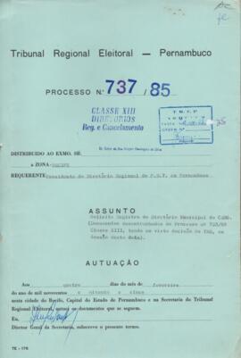 Diretorio - Reg e Cancelamento 737.1985 - Partido Democratico Trabalhista.pdf