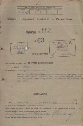 Diretorio - Reg e Cancelamento 112.1963 - Partido Social Democratico.pdf
