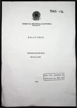 Relatório Final das Eleições de 1992