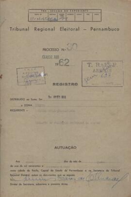 Diretorio - Reg e Cancelamento  30.1962 - Partido Rural Trabalhista.pdf