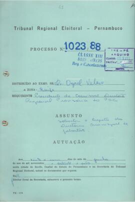 Diretorio - Reg e Cancelamento 1023.1988 - Partido Democrata Cristao.pdf