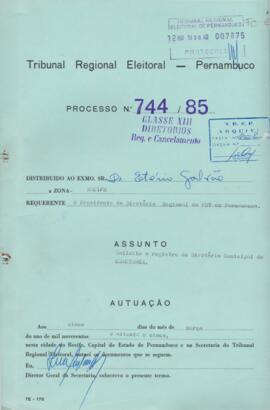 Diretorio - Reg e Cancelamento 744.1985 - Partido Democratico Trabalhista.pdf