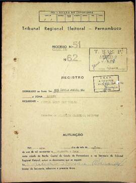 Diretorio - Reg e Cancelamento 51.1962 - Partido Rural Trabalhista.pdf