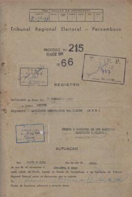 Diretorio - Reg e Cancelamento 215.1966 - Movimento Democratico Brasileiro.pdf