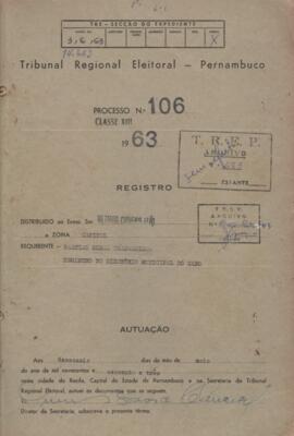 Diretorio - Reg e Cancelamento 106.1963 - Partido Rural Trabalhista.pdf