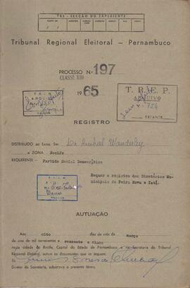 Diretorio - Reg e Cancelamento 197.1965 - Partido Social Democratico.pdf