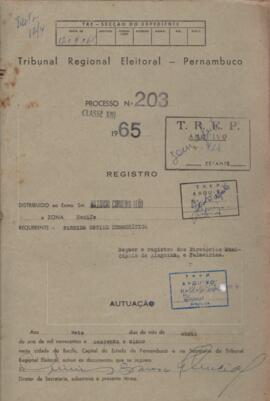Diretorio - Reg e Cancelamento 203.1965 - Partido Social Democratico.pdf