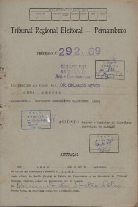 Diretorio - Reg e Cancelamento 292.1969 - Movimento Democratico Brasileiro.pdf