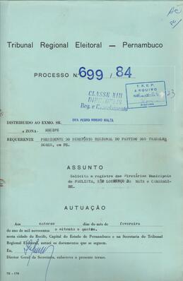 Diretorio - Reg e Cancelamento 699.1984 - Partido dos Trabalhadores.pdf