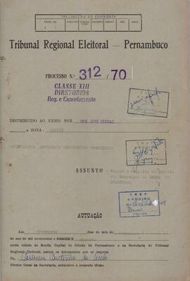 Diretorio - Reg e Cancelamento 312.1970 - Movimento Democratico Brasileiro.pdf