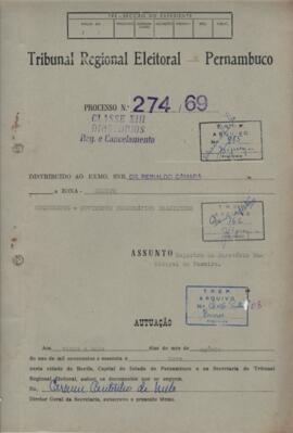 Diretorio - Reg e Cancelamento 274.1969 - Movimento Democratico Brasileiro.pdf