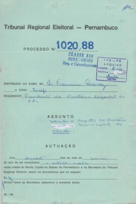 Diretorio - Reg e Cancelamento 1020.1988 - Partido da Frente Liberal.pdf