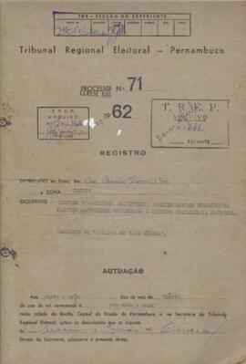 Diretorio - Reg e Cancelamento 71.1962 - PTB, PST, PSB e PTN.pdf
