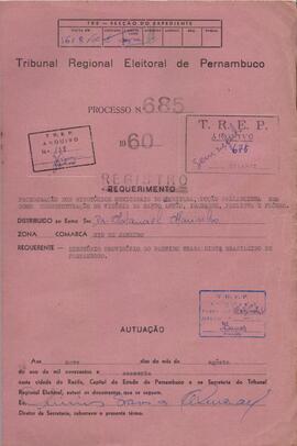 Diretorio - Reg e Cancelamento 685.1960 - Partido Trabalhista Brasileiro.pdf