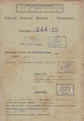 Diretorio - Reg e Cancelamento 344.1972 - Movimento Democratico Brasileiro.pdf