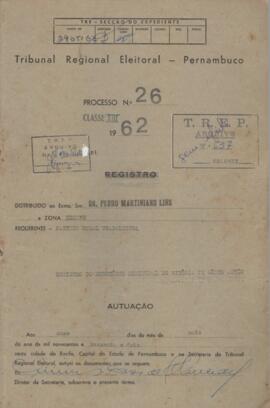 Diretorio - Reg e Cancelamento 26.1962 - Partido Rural Trabalhista.pdf