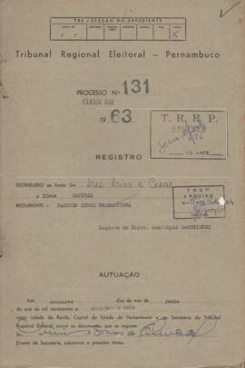 Diretorio - Reg e Cancelamento 131.1963 - Partido Rural Trabalhista.pdf