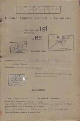 Diretorio - Reg e Cancelamento 191.1965 - Partido Social Democratico.pdf