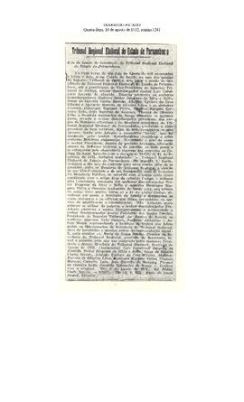 1932.08.02 - Ata de instalação do TRE PE