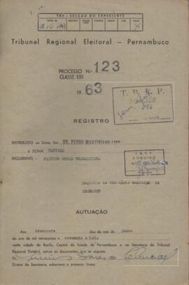 Diretorio - Reg e Cancelamento 123.1963 - Partido Rural Trabalhista.pdf