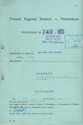 Diretorio - Reg e Cancelamento 749.1985 - Partido Democratico Trabalhista.pdf