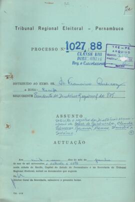 Diretorio - Reg e Cancelamento 1027.1988 - Partido Democratico Trabalhista.pdf