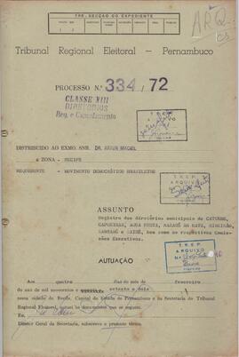 Diretorio - Reg e Cancelamento 334.1972 - Movimento Democratico Brasileiro.pdf