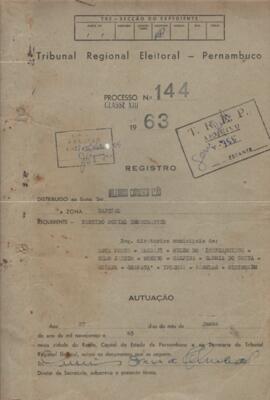 Diretorio - Reg e Cancelamento 144.1963 - Partido Social Democratico.pdf