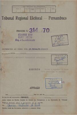 Diretorio - Reg e Cancelamento 314.1970 - Movimento Democratico Brasileiro.pdf