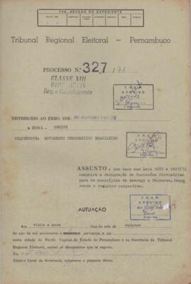 Diretorio - Reg e Cancelamento 327.1971 - Movimento Democratico Brasileiro.pdf