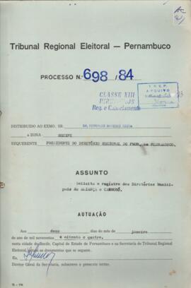 Diretorio - Reg e Cancelamento 698.1984 - Movimento Democratico Brasileiro.pdf