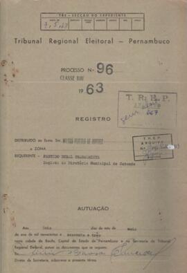Diretorio - Reg e Cancelamento 96.1963 - Partido Rural Trabalhista.pdf