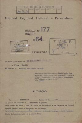 Diretorio - Reg e Cancelamento 177.1964 - Partido Democrata Cristao.pdf