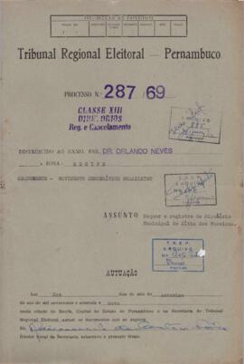 Diretorio - Reg e Cancelamento 287.1969 - Movimento Democratico Brasileiro.pdf