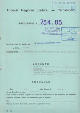 Diretorio - Reg e Cancelamento 754.1985 - Partido Democratico Trabalhista.pdf