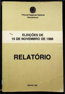 Relatório Final das Eleições de 1986
