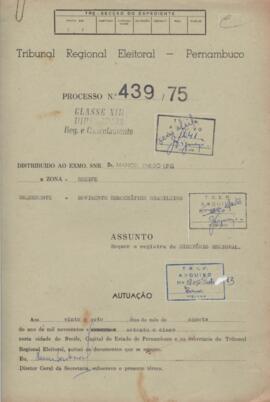 Diretorio - Reg e Cancelamento 439.1975 - Movimento Democratico Brasileiro.pdf