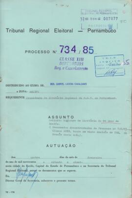 Diretorio - Reg e Cancelamento 734.1985 - Partido Democratico Trabalhista.pdf