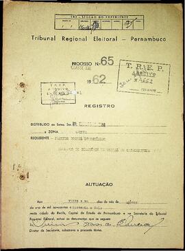 Diretorio - Reg e Cancelamento 65.1962 - Partido Social Democratico.pdf