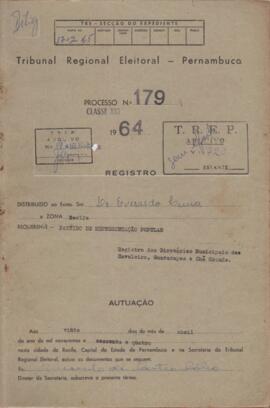 Diretorio - Reg e Cancelamento 179.1964 - Partido de Representação Popular.pdf