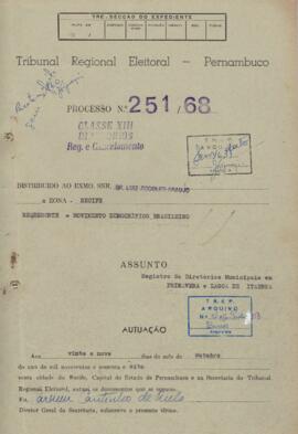 Diretorio - Reg e Cancelamento 251.1968 - Movimento Democratico Brasileiro.pdf