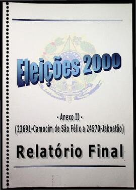 Relatório Final das Eleições de 2000