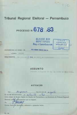 Diretorio - Reg e Cancelamento 678.1983 - Movimento Democratico Brasileiro.pdf