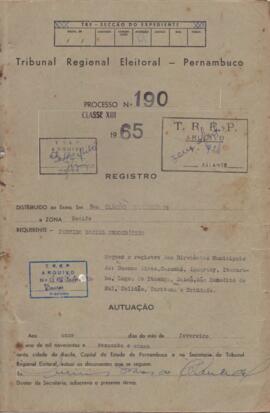 Diretorio - Reg e Cancelamento 190.1965 - Partido Social Democratico.pdf