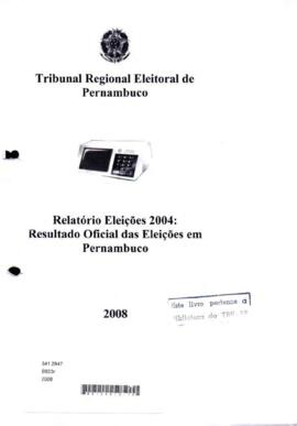 Relatório Final das Eleições de 2004