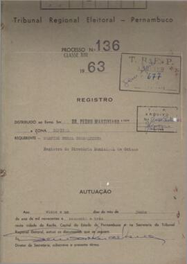 Diretorio - Reg e Cancelamento 136.1963 - Partido Rural Trabalhista.pdf