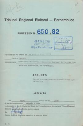 Diretorio - Reg e Cancelamento 650.1982 - Partido Trabalhista Brasileiro.pdf