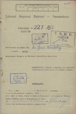 Diretorio - Reg e Cancelamento 227.1966 - Movimento Democratico Brasileiro.pdf
